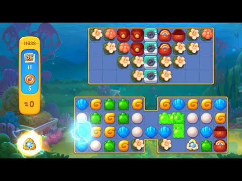 @Fishdom Level 11632 - 11637 Lose on 11638