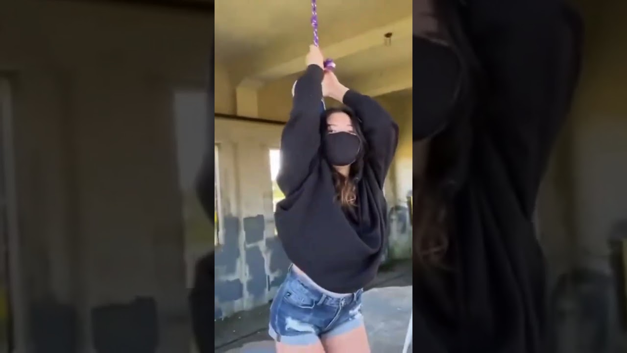 Girl hanging wedge 1 #wedgies #wedgie