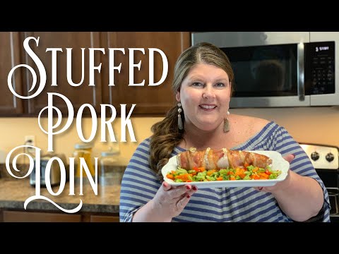 Keto Stuffed Bacon Wrapped Pork Tenderloin Recipe