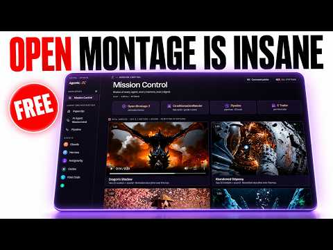 Video Thumbnail: Open Montage: FREE Open-Source Agentic Video System!