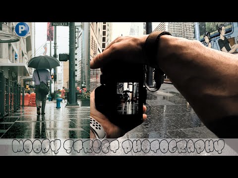 DOWNTOWN HOUSTON TEXAS IN THE RAIN "POV STREET PHOTOGRAPHY"