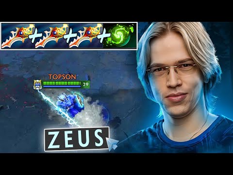 Topson Mid ZEUS Literally Destroys the Map | Global Damage Madness