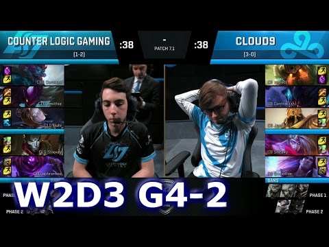 Cloud 9 vs CLG Game 2 | S7 NA LCS Spring 2017 Week 2 Day 3 | C9 vs CLG G2 W2D3