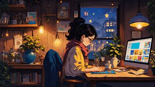Cozy Night Autumn Vibes 🍂 | Chill Lofi Beats for Reading, Studying & Focus | lofi hip hop mix