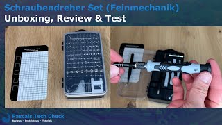 Mini Feinmechaniker Schraubendreher Set || Unboxing, Review und Test (Praxistest)