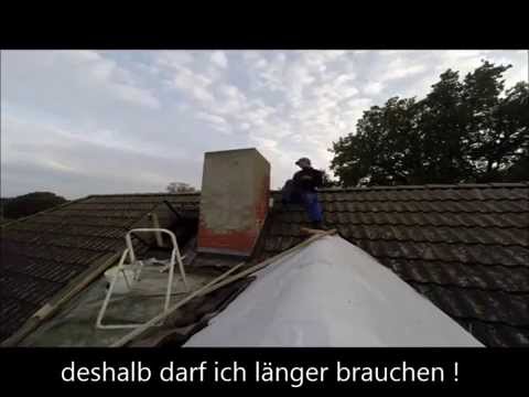 Anleitung, Aufbau Tipps und Tricks für Schornsteinsanierung mit Schiefer