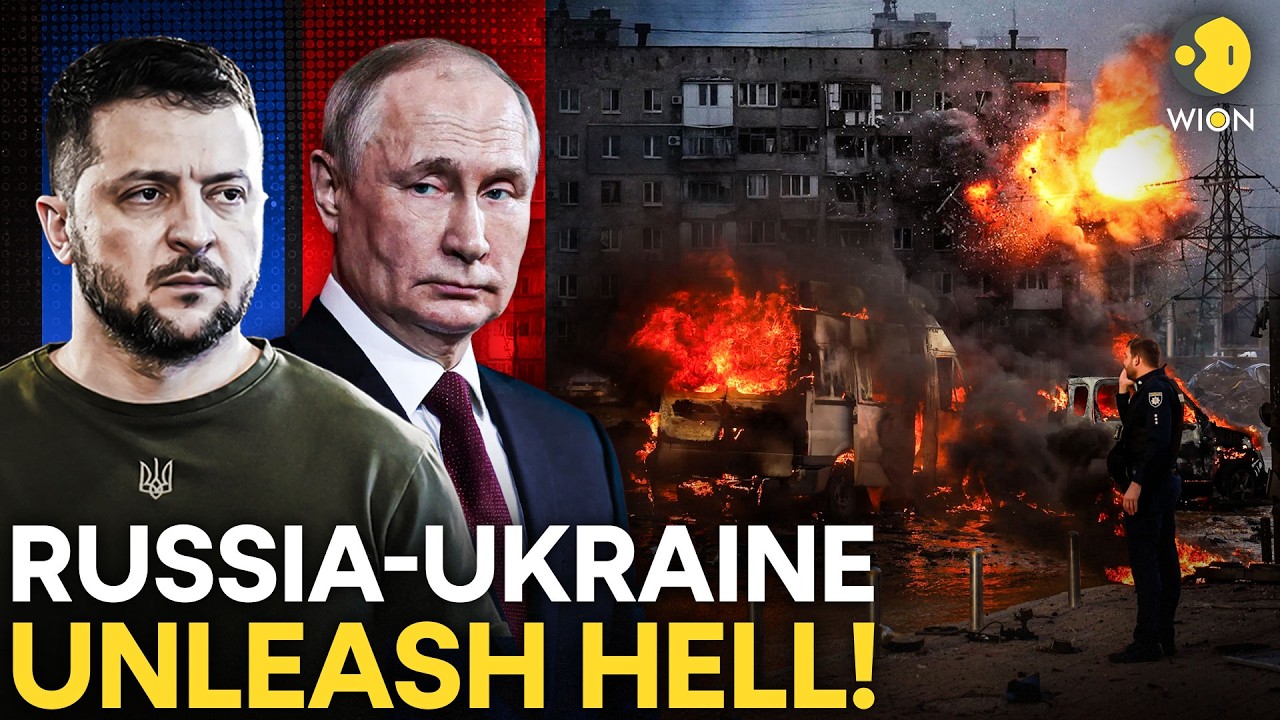 Russia-Ukraine War LIVE: Aerial TERROR? Ukraine's LARGEST Attack of the Year on Russia | WION Live