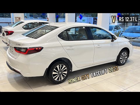 Most Value for Money - Honda City V🔥 New Honda City Facelift 2023 - Rs 12.37L |Detailed Walkaround!