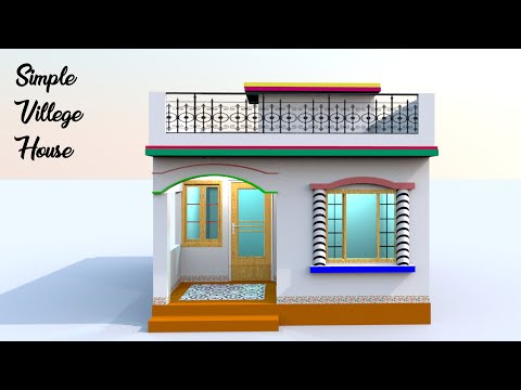 15*20 House Plan🏡 || Simple Village House || Low Cost House Plan