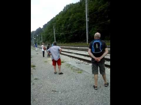 Arrivo del Reg Fossano (13:25) - Limone P.te (14:28) effettuato da un treno Ale 501.063 Minuetto