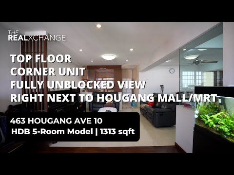 HDB | 463 Hougang Ave 10 | 5 Room Model | 1313sf