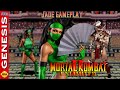 Mortal Kombat II Unlimited Enhanced Colors Jade Gameplay Sega Genesis