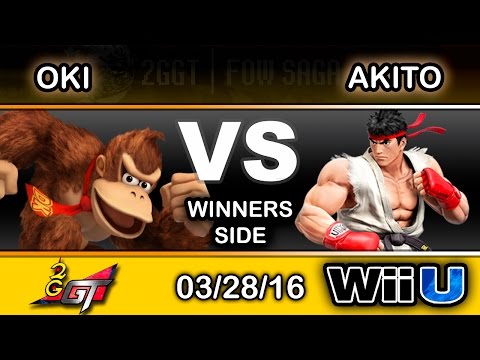 2GGT: FOW Saga - SCB | Oki (Donkey Kong) Vs. 2S | Akito (Rya) Winners Side - Smash Wii U