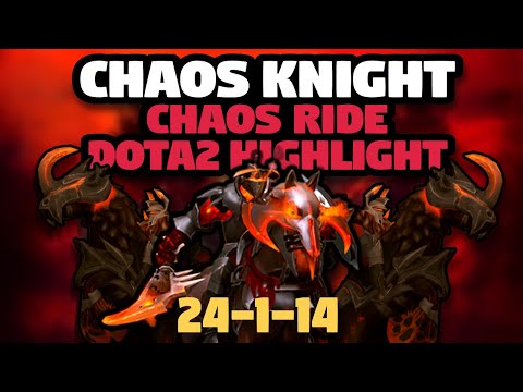 UNSTOPPABLE CHAOS KNIGHT - 24 HERO KILLSTREAK | DOTA2 GAMEPLAY HIGHLIGHTS | PATCH 7.27