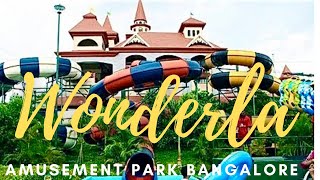 Bangalore Wonderla Amusement Park Tour in 20mts - All Dry Wet Rides *HD*