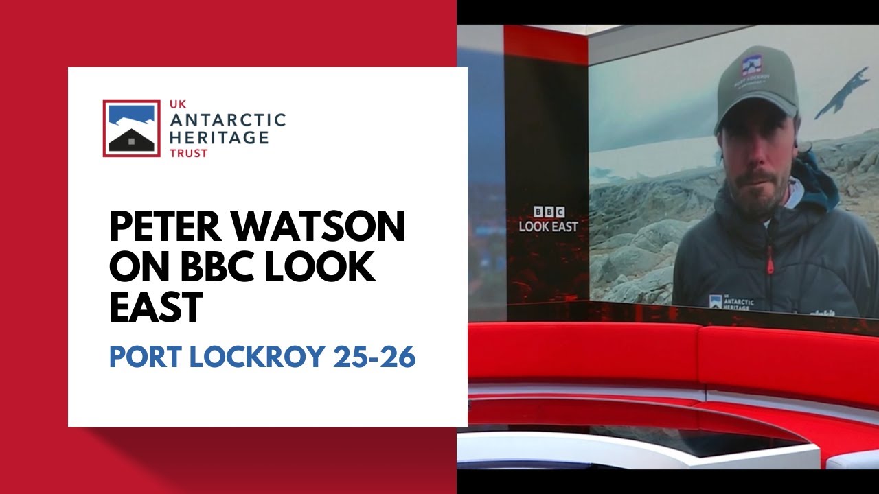 Wildlife monitor Peter Watson on BBC Look East