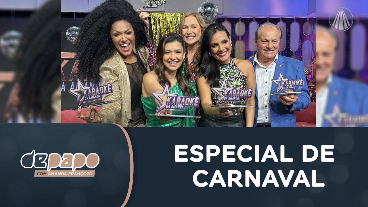 Karaokê de Carnaval da Amanda Françozo: risadas, danças e muita história boa!