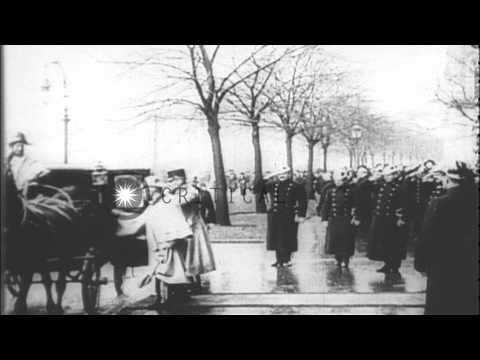 Imperador da Áustria, Rei da Hungria, Franz Joseph I, em Viena, Áustria. HD Filme