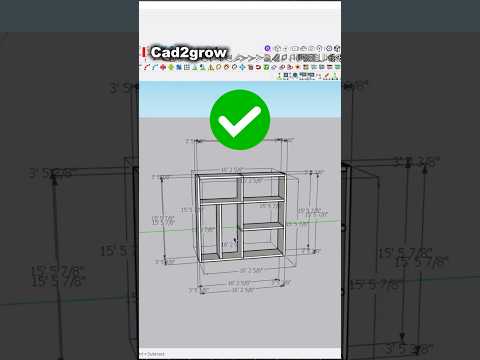 give Detailed Dimensions In single Click I Sketchup with free plugin #sketchup #3dmodeling