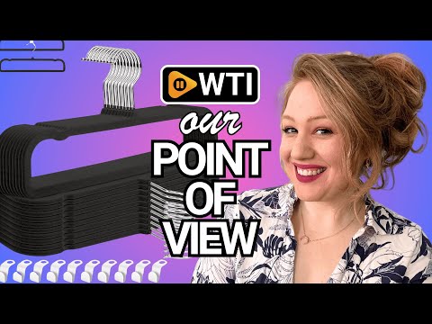 HGYZE Velvet Pants Hangers with Non Slip Bar - WTI product video review