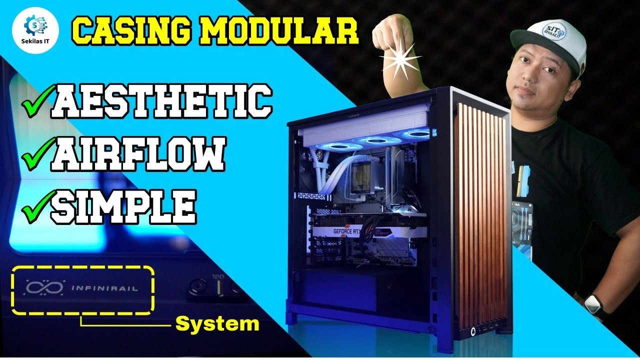 Gakan Bosen Klo Rakit PC Pake Case Modular Gini - Corsair 4000D Wood RS