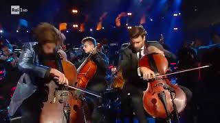 Andrea Bocelli concert Rome- Opening Game of thrones (2 cellos)