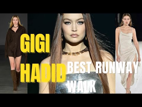 GIGI HADID | BEST RUNWAY WALK #gigihadid #model #runway
