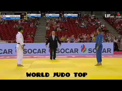 Score or shido? Puliaev (RUS) vs Ganbold (MGL) 66 kg