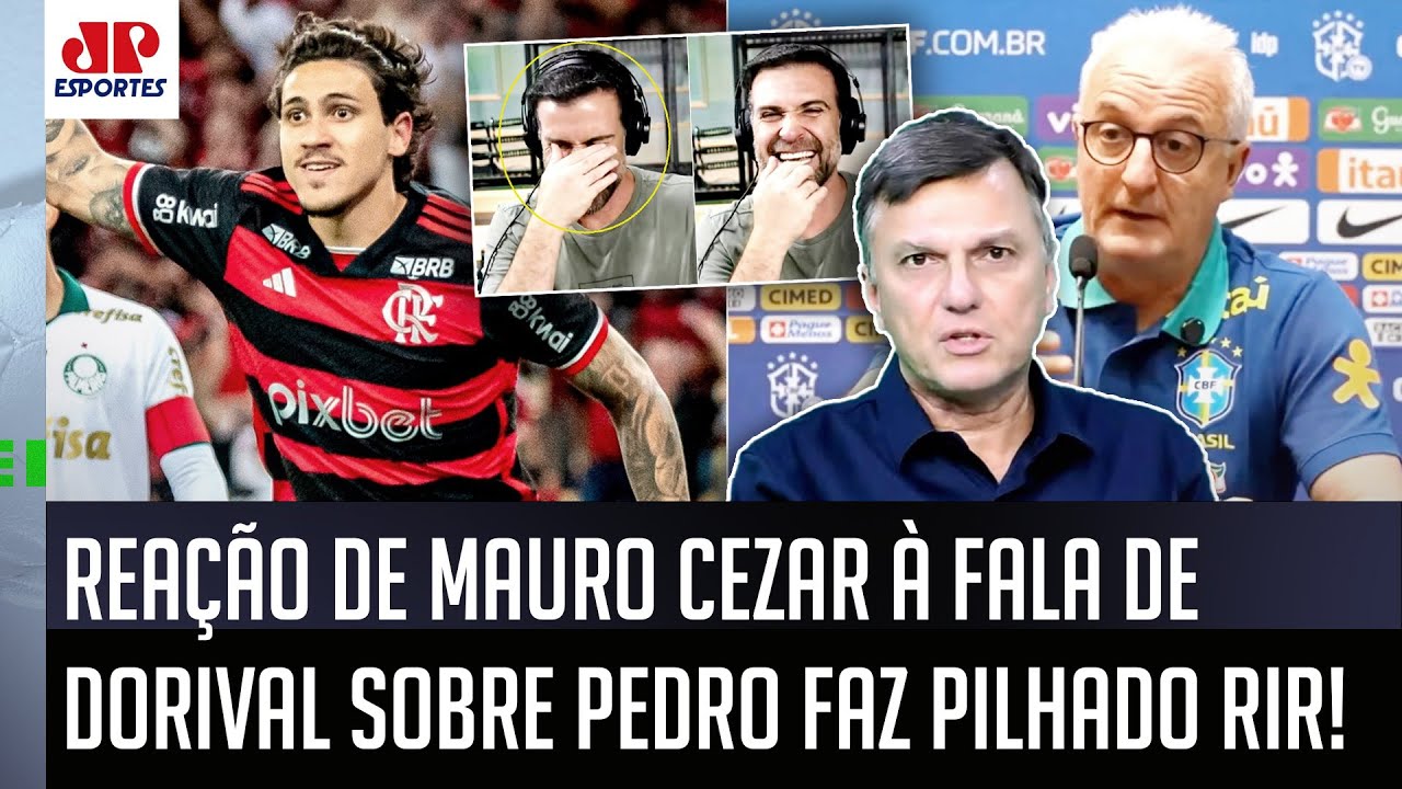 "O Dorival SENTIU FALTA do Pedro???" REAÇÃO SINCERA de Mauro Cezar faz Pilhado RIR sobre o Flamengo!