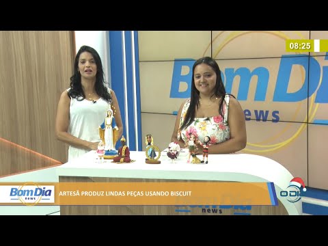 Artesã produz lindas peças usando biscuit 09 12 2021