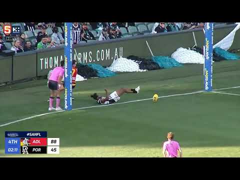 Rd 1 SANFL Snapshot - Port's Anthony Wilson goals on his back