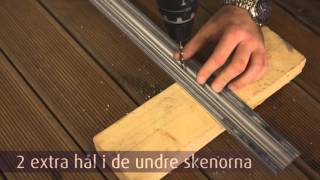 Montering kanalplasttak Halle