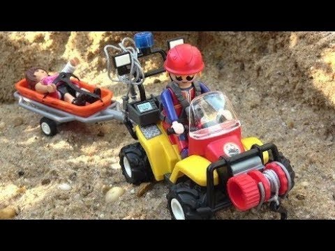 ★Playmobil Mountain Rescue Quad Vehicles Toys