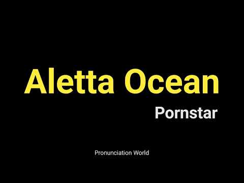 How to pronounce Aletta Ocean | Pronunciation World