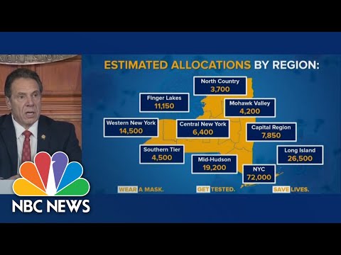 Cuomo Announces Vaccine Allocations By Region Based On Nursing Home Residents, Staff | NBC News