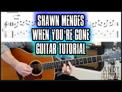 Shawn Mendes - When You're Gone Guitar Tutorial
