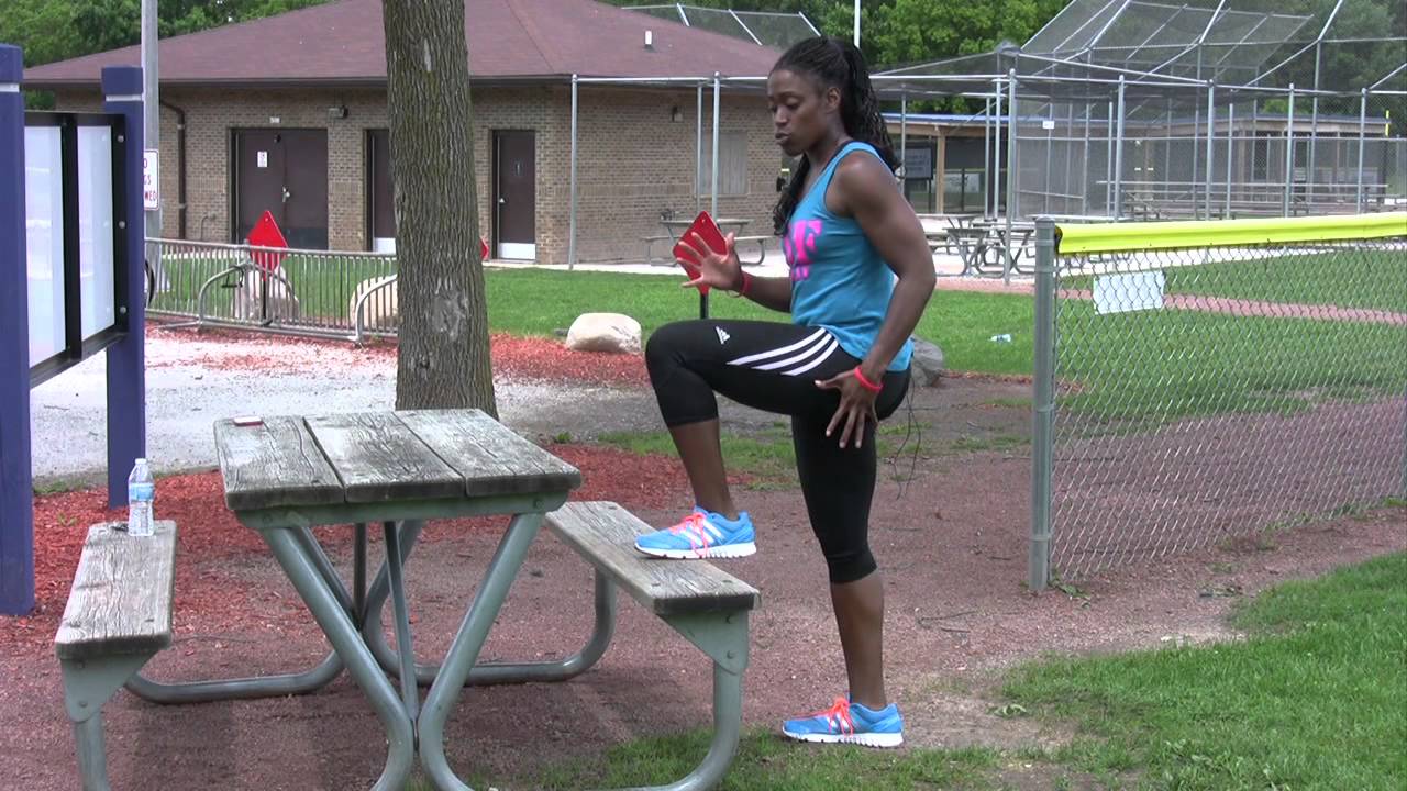 In Motion: Bench Step-Ups - YouTube