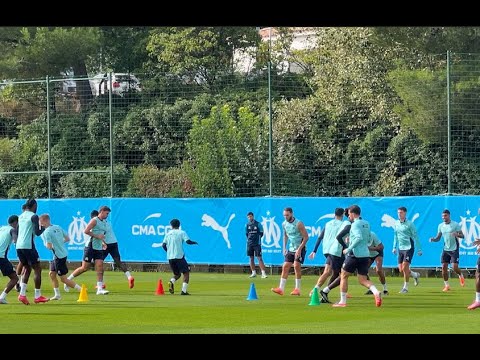 Metz-OM : les images de l'entraînement l'OM à la veille du match à St Symphorien