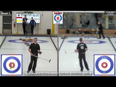 Broderson/Kleibrink vs. Hilker/Lambert - Draw 4 - Curling Stadium Alberta Curling Series Doubles