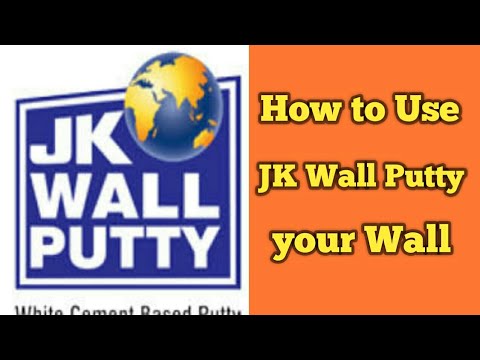 How to apply jk wall putty on your wall
