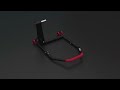 SEFIS M22 single left-sided folding swing arm rear paddock stand WITHOUT adapter