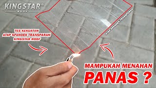 ATAP SPANDEK TRANSPARAN 1mm KINGSTAR ROOF GL 5 