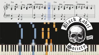 Black Label Society - In This River - Piano Tutorial + Chords