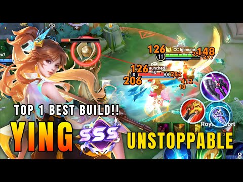 INSTANT KILL!! Unstoppable Ying 100% Broken Jungler - Top 1 Best Build in Honor of Kings