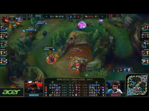 AHQ (Ziv Maokai) VS C9 (Impact Nautilus) Highlights - 2017 World Championship Group D2
