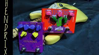 Video thumbnail for The Jimmy Vibe by Aura Amps + The Fuzz Experience by Tsakalis Audioworks = The sound of Jimi Hendrix by Steve Tesser Official Artist Channel