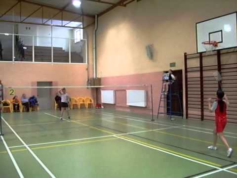 badminton orbitek straszęcin turniej wojewodzki finał dz  18 12 2010 avi