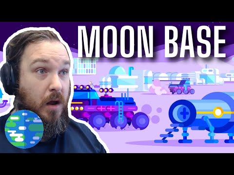 LUNAR COLONY!! How We Could Build a Moon Base TODAY - Space Colonization 1 [Reaction]