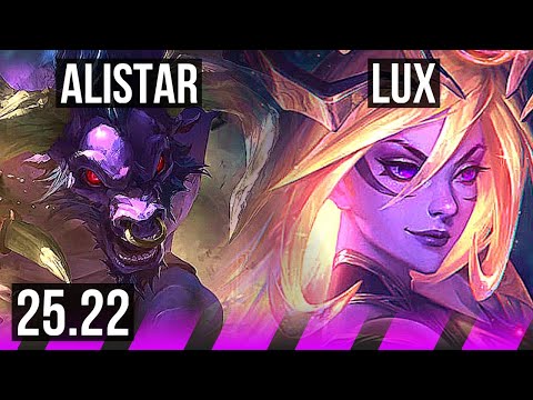 ALISTAR & Samira vs LUX & Caitlyn (SUP) | 0/2/14 | KR Grandmaster | 25.22