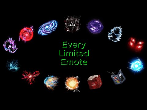 Every Limited Emote in Roblox | The Strongest Battleground